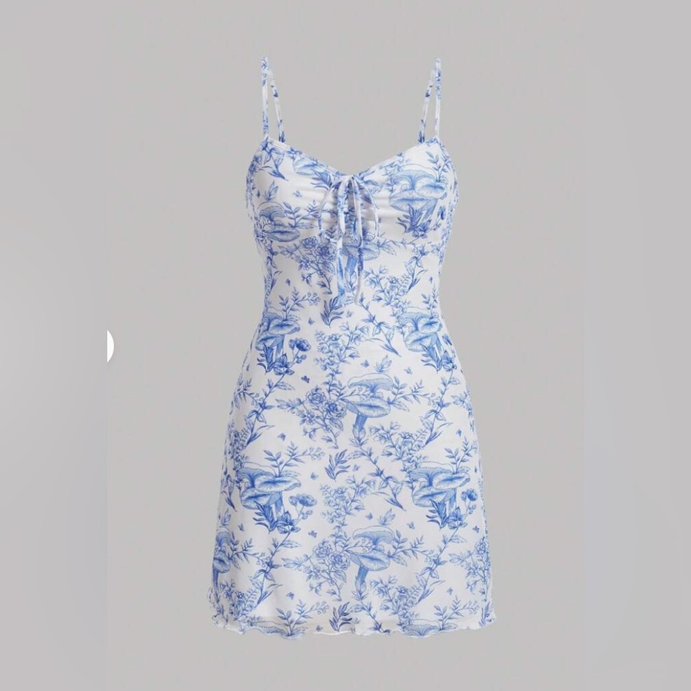 3/$25 SHEIN Blue and White Floral Dress